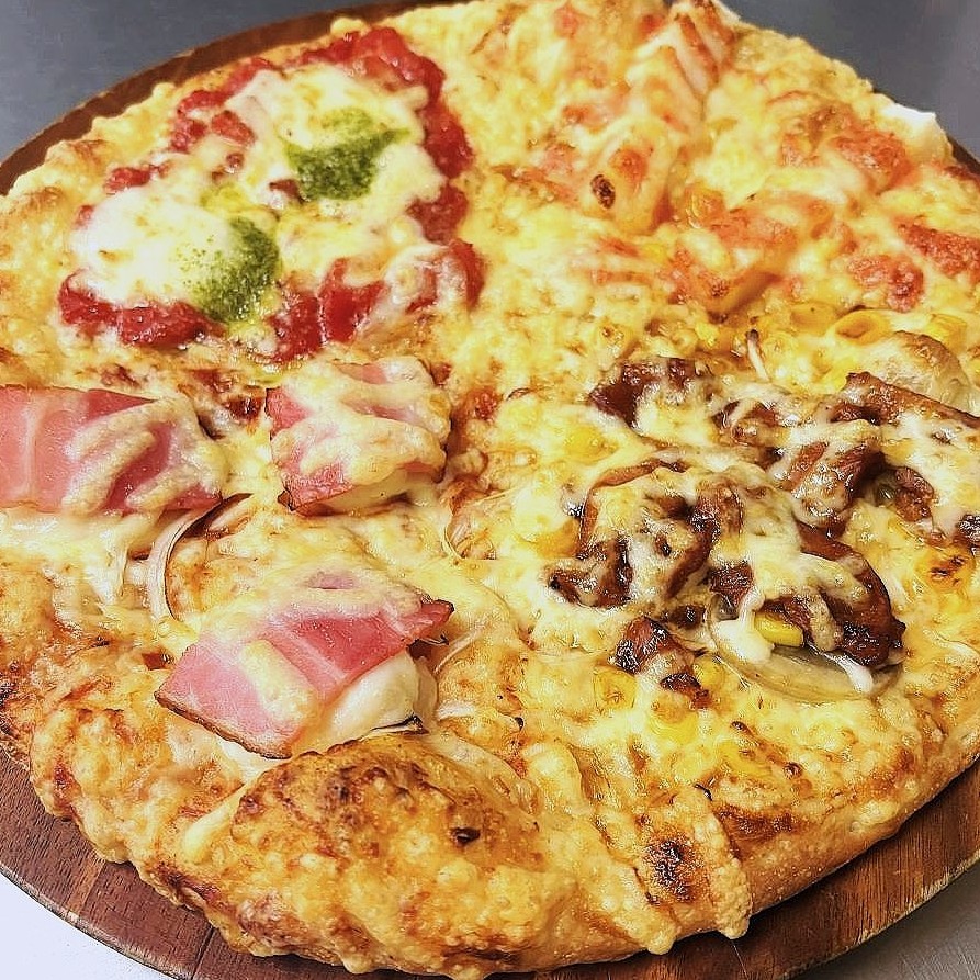 スマイルBEST4｜マルゲリータ／照焼チキンスマイル／おもちと明太子／北海道ポテト