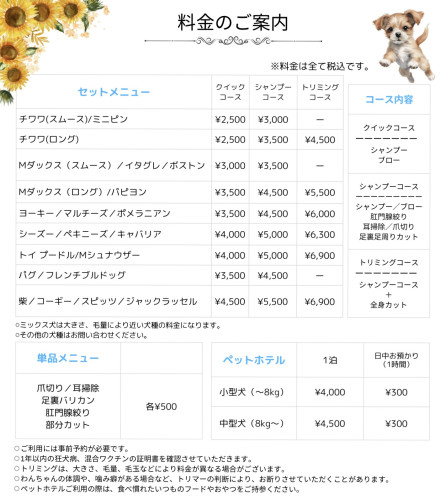料金表　A4　トリミングサロン　チラシ　縦.jpeg