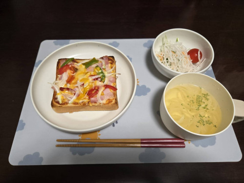 3/23　お休みの日のお昼ごはん