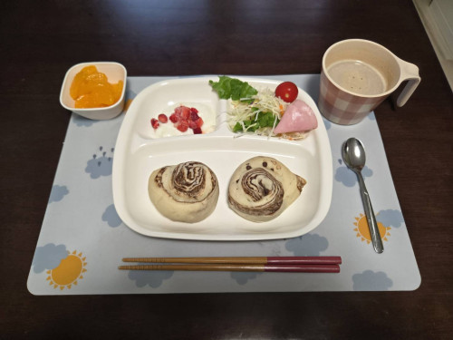 4/20の朝ごはんo(*^▽^*)┛