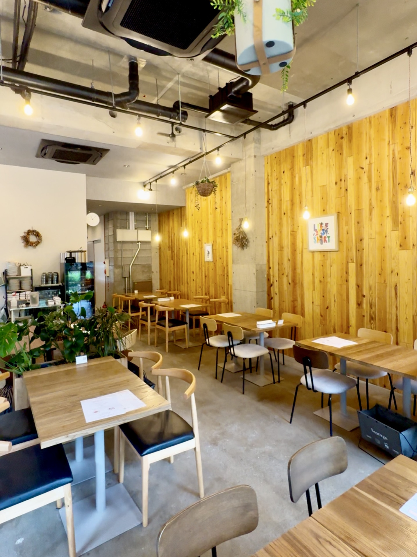 開放感のある店内