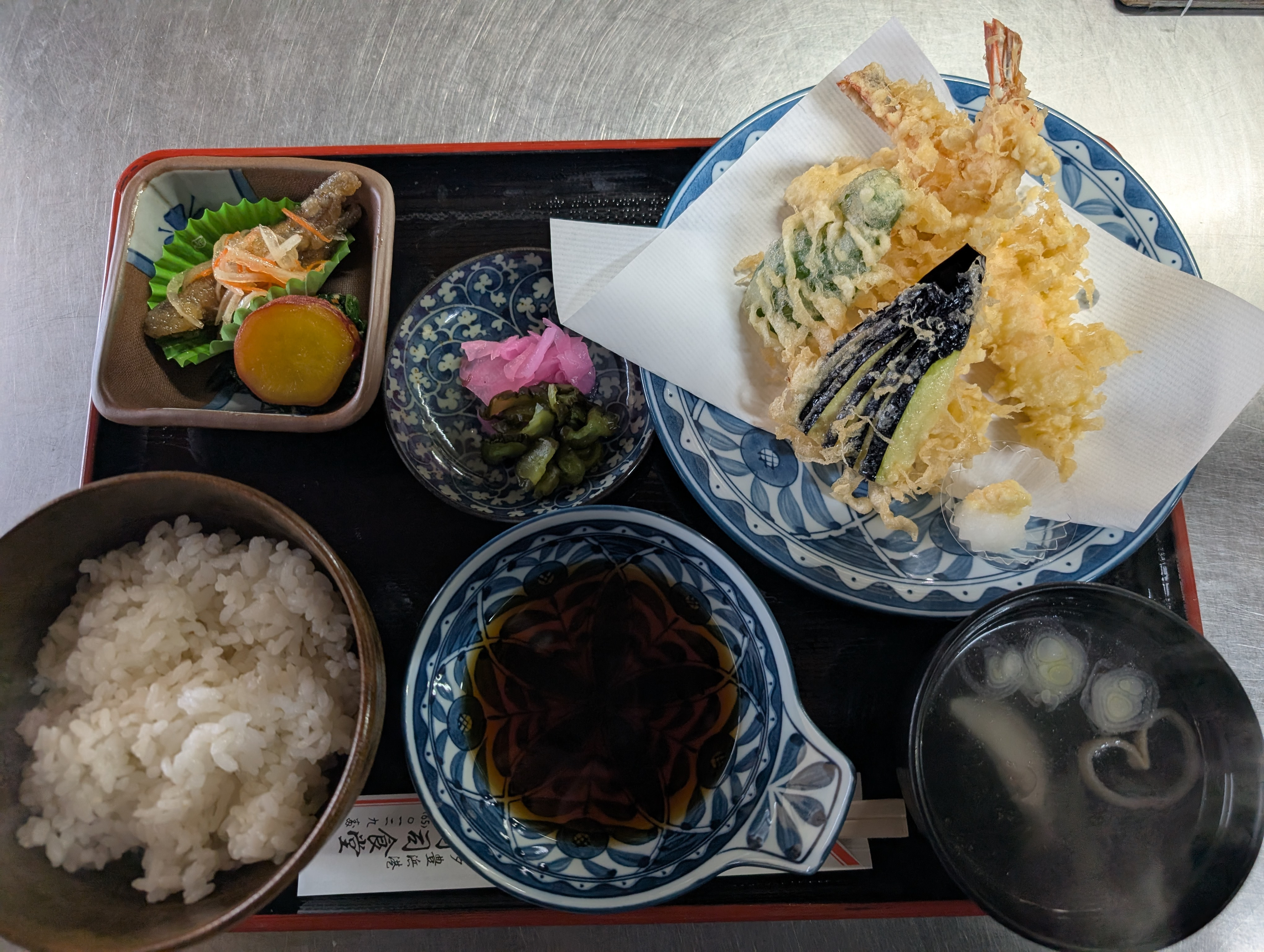 天ぷら定食