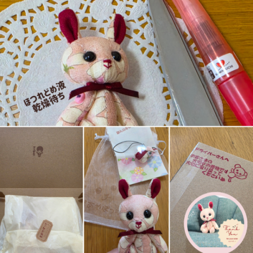 【ぬい活ぬい撮り】Creemaでちびうさちゃんお迎えです【まあやぽっけ】