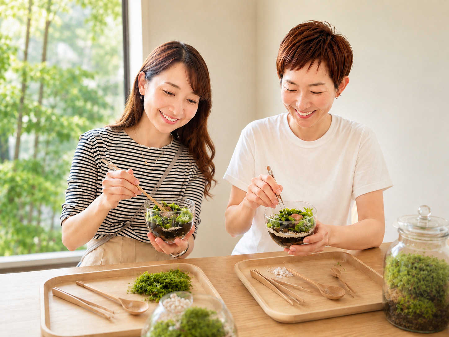 モウセンゴケ 原画 現代アート 絵画 画家 多肉植物 苔 キモカワ ポップ 創作 mossloulan楼蘭 ZEN苔アート 苔テラリウム体験 豊川市