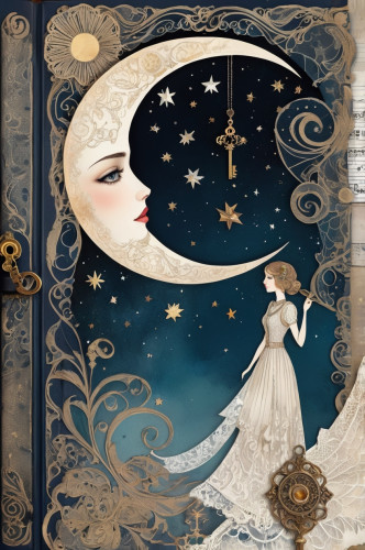 AlbedoBase_XL_A_mixed_media_collage_journal_page_fine_art_moon_1.jpg