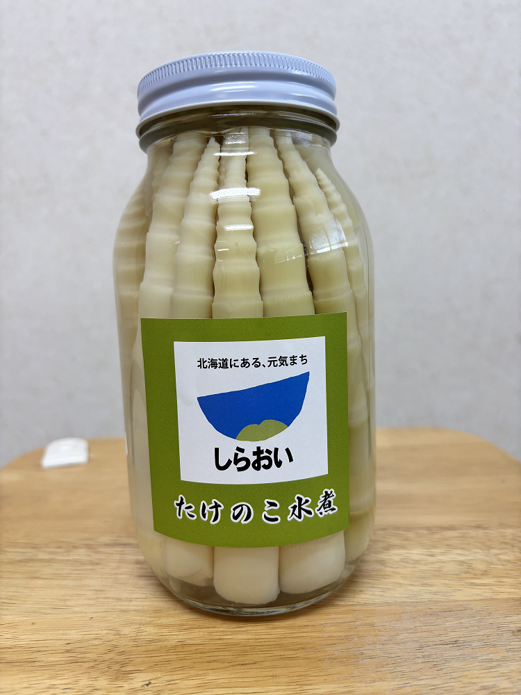 細たけのこ 北海道 水煮 瓶詰め 大瓶4本 たけのこ瓶詰｜有限会社髙木商店