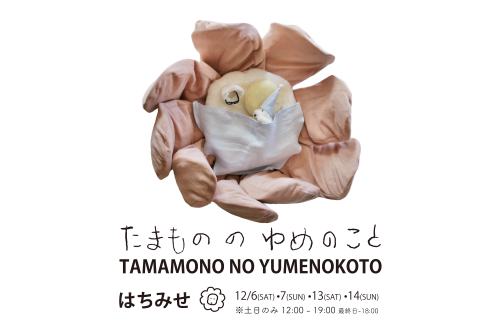 【終】12.6 - 12.14 カネヒラ個展「たまもの の ゆめのこと」