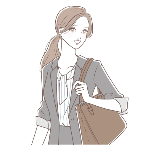 女性のビジネス服とは