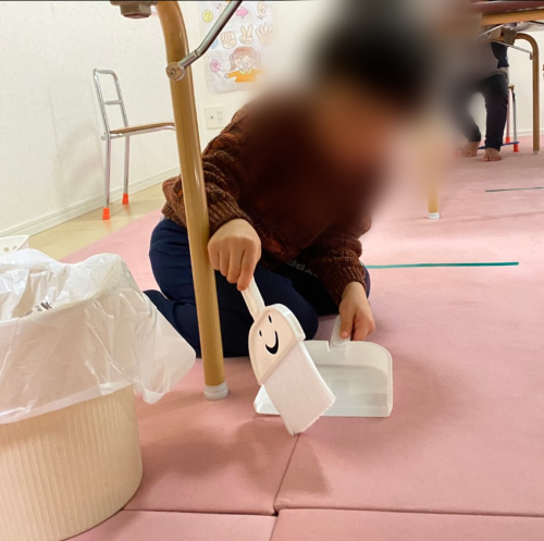 自分でそうじ！