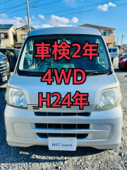 4WD H24年 パワーウィンドウ キーレス ETC ハイゼット ４ＡＴ 車検2年 Bカメラ