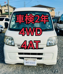 走行15.1万 4WD キーレス 4AT ETC ハイゼット 車検2年 ドラレコ Bカメラ