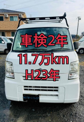 H23年 走行11.7万kmキーレス ETC エブリィ 車検2年  ルーフキャリア Bカメラ ドラレコ