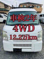 4WD H22年 キーレス ETC エブリイ 車体 車検2年 Bカメラ ドラレコ ルーフキャリア
