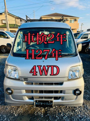 4WD H27年 PW キーレス ETC ハイゼット 車検2年  Bカメラ ドラレコ