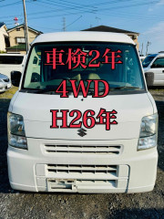 4WD H26年 カーナビ  キーレス ETC エブリイ  車検2年 Bカメラ ドラレコ