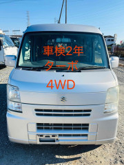4WD ターボ PW キーレス ETC エブリイ  車検2年 Bカメラ   電動ミラー ドラレコ