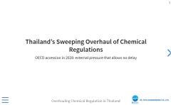 Video streaming:Thailand's Sweeping Overhaul of Chemical Regulations