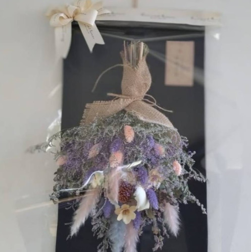 素敵なドライフラワーをいただきました