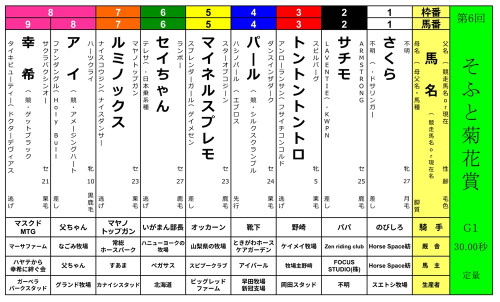 【第6回＜そふと菊花賞＞ 皆様からのご支援ありがとうございました！🙇】