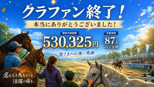 【クラウドファンディング終了いたしました！たくさんの応援・ご支援、本当にありがとうございました！】