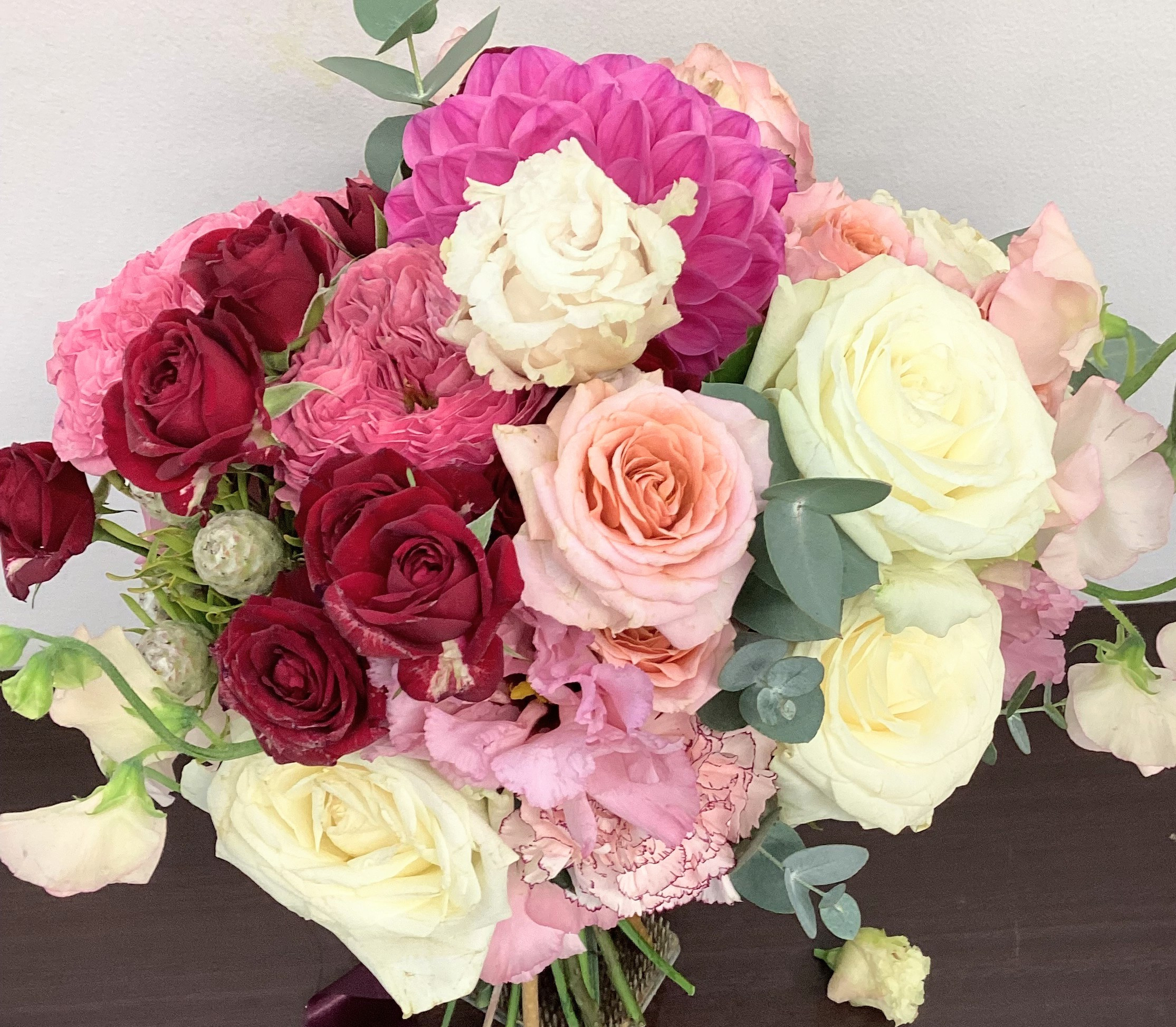 ブライダルのお花でご注文いただきました🔔