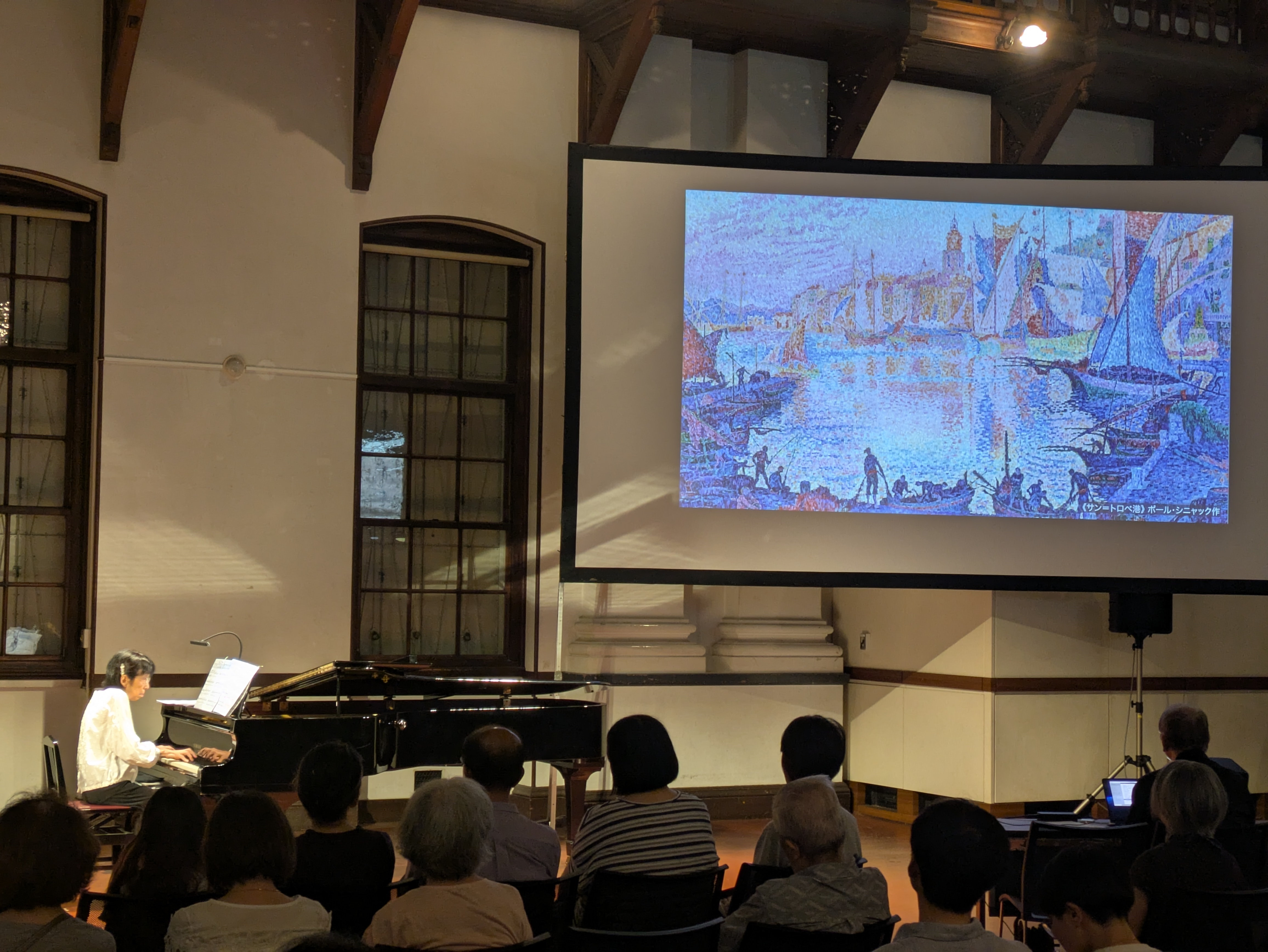 ９月13日日曜日に京都文化博物館別館ホールで「名曲を観る・名画を聴く「音楽の美術館」開催しました。