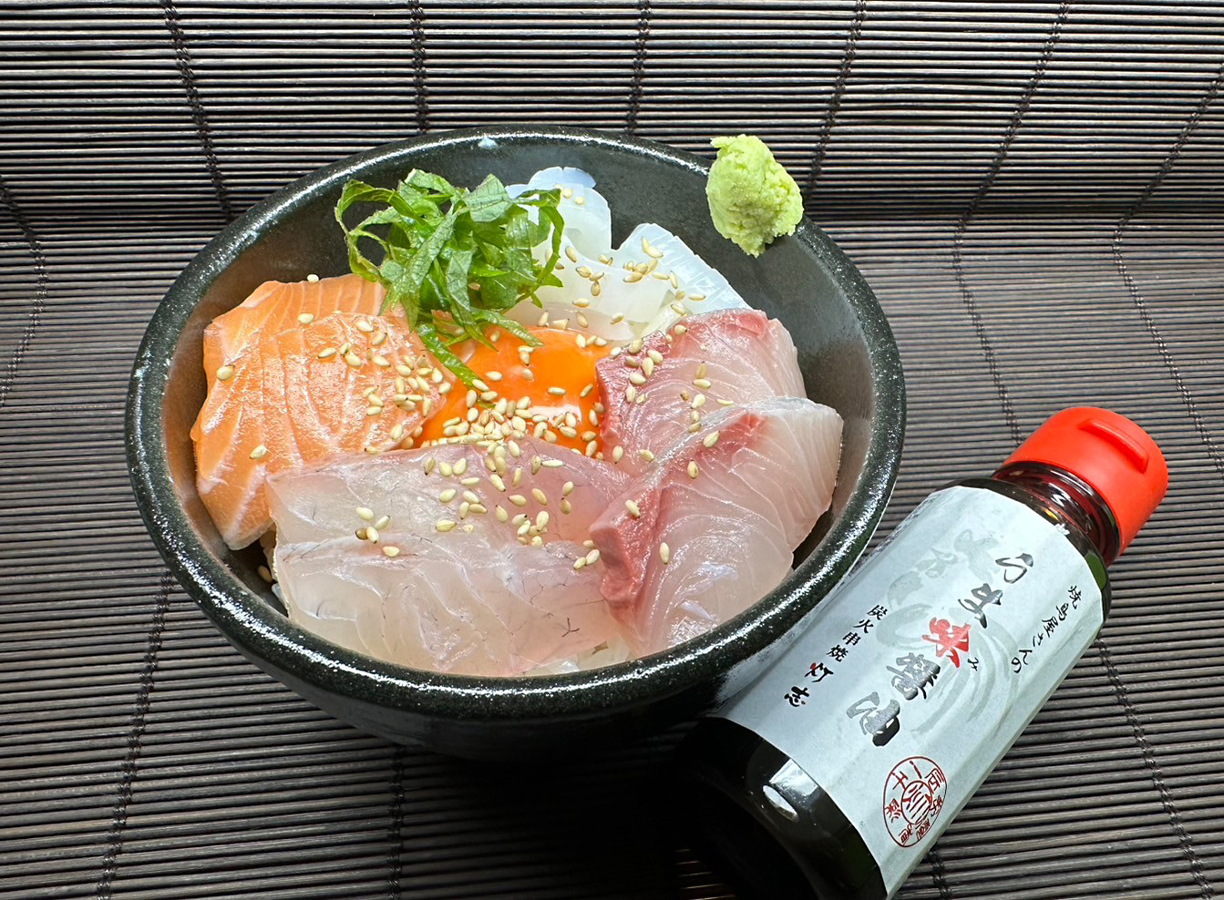 うま味醤油の海鮮丼！