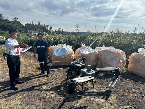 Flycart30 海洋ゴミ運搬ドローン