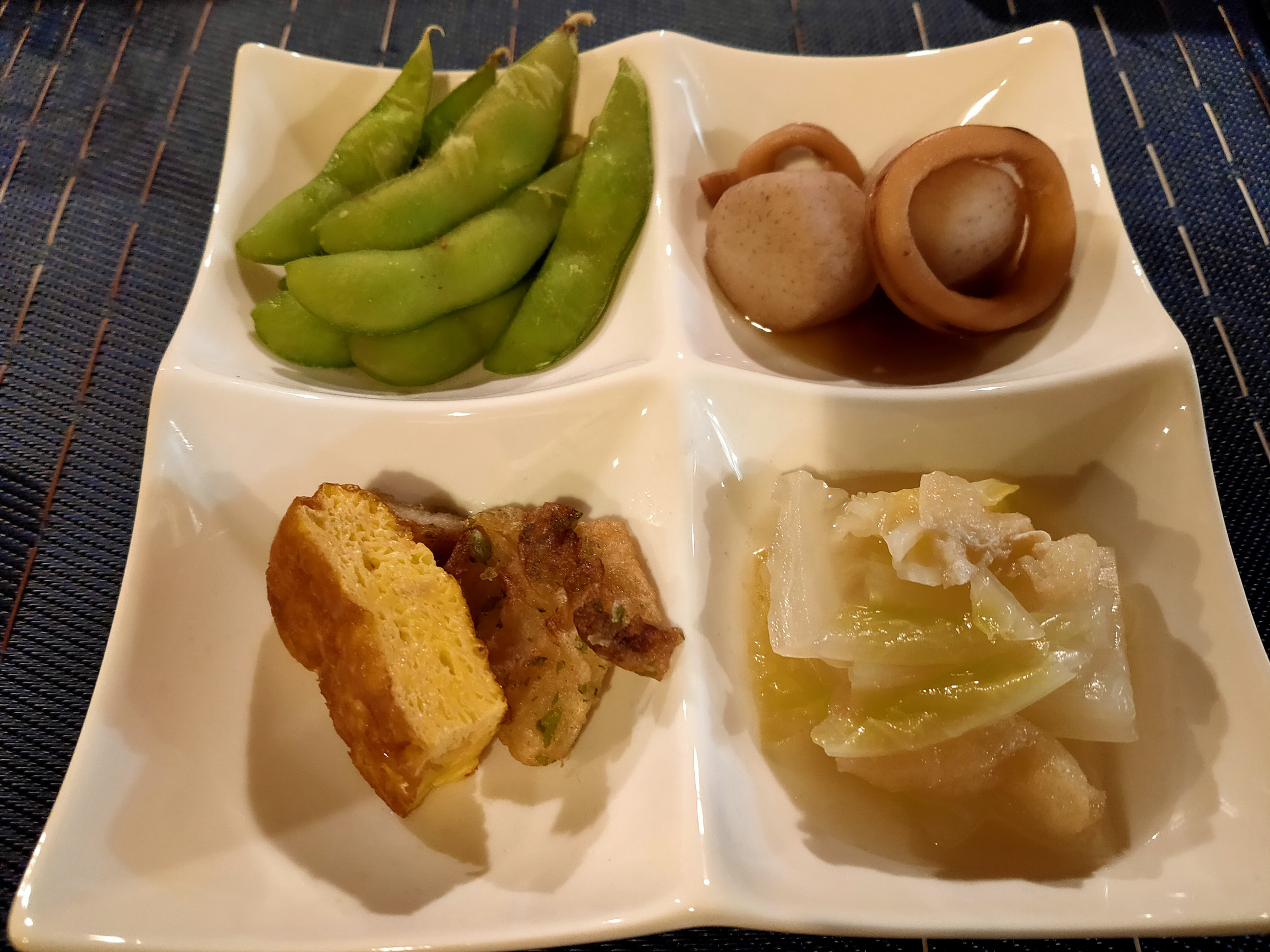 お惣菜味見お通し