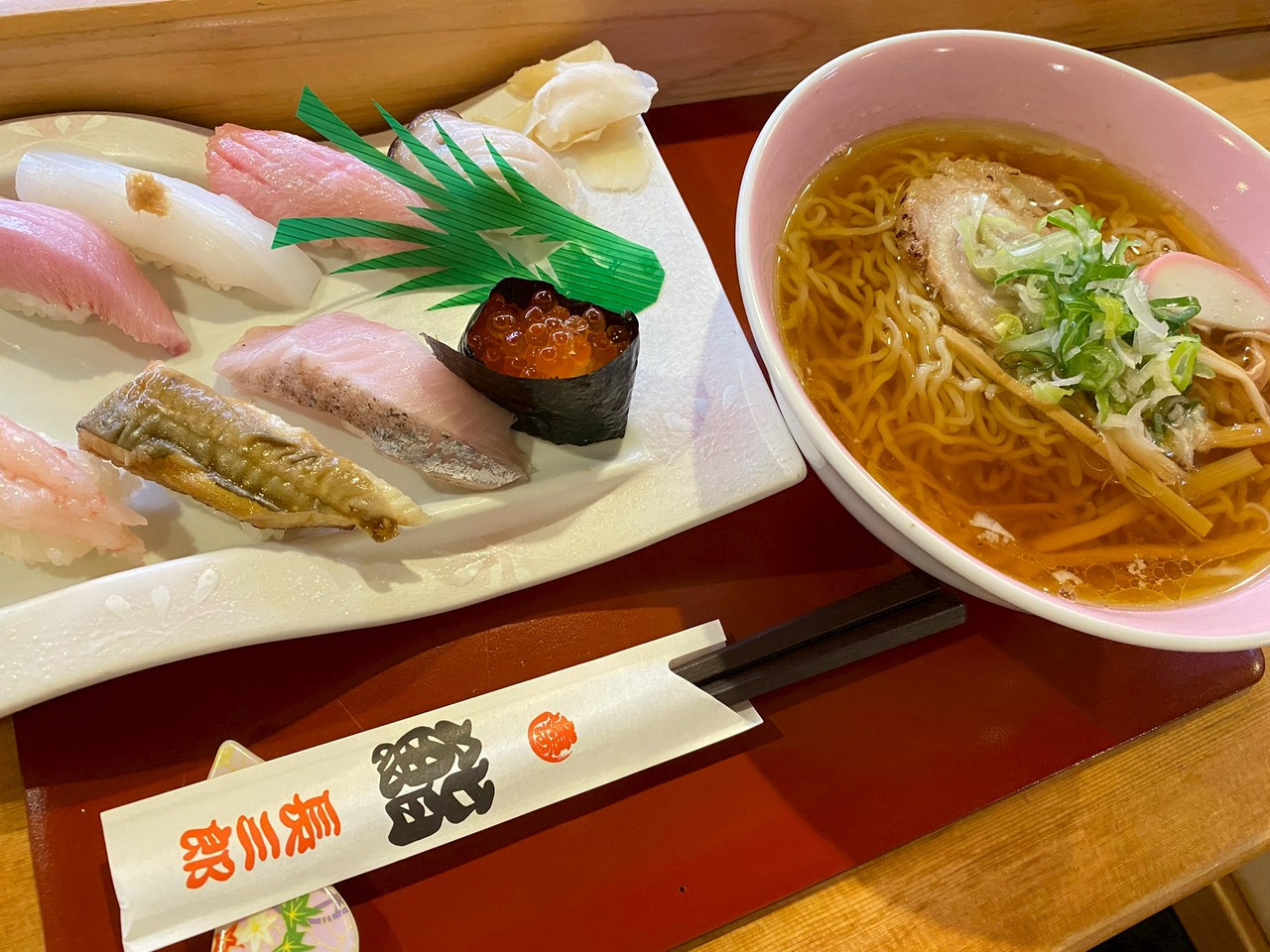 すしラーメンセット