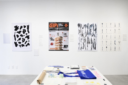 グラフィックデザイングループ展「Eating, drinking till we die」