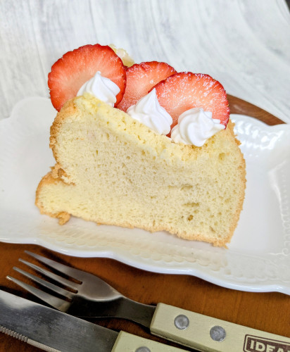 米粉シフォンケーキのオムレット