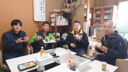 誕生日のお祝い