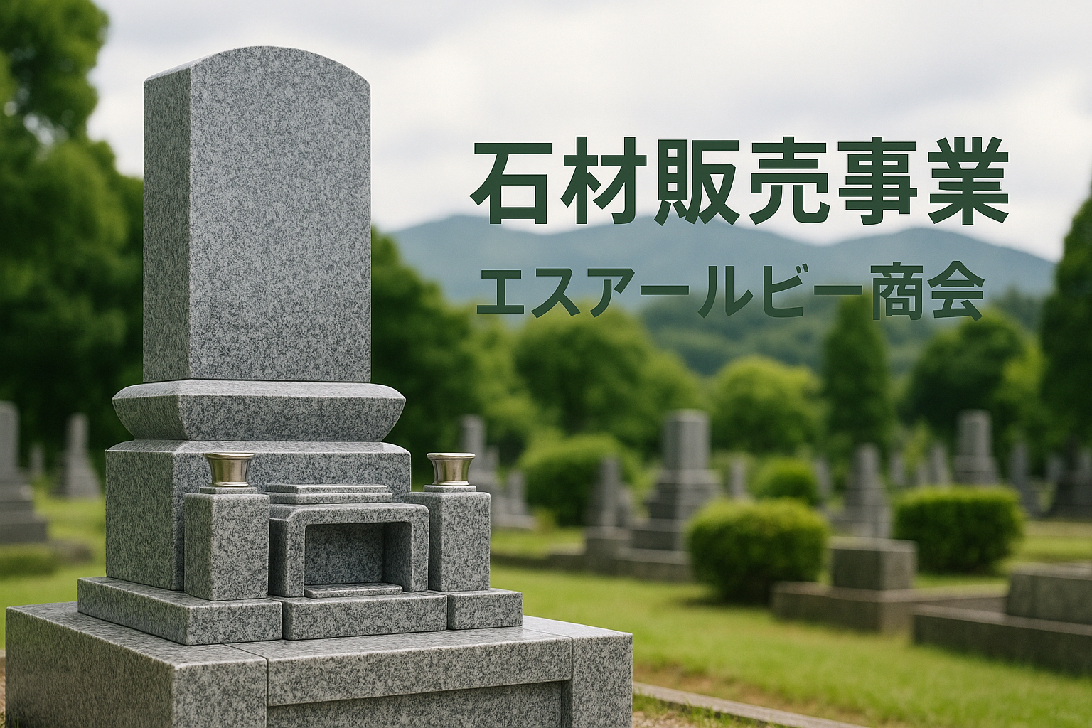 墓石を中心に幅広くお取り扱いしております