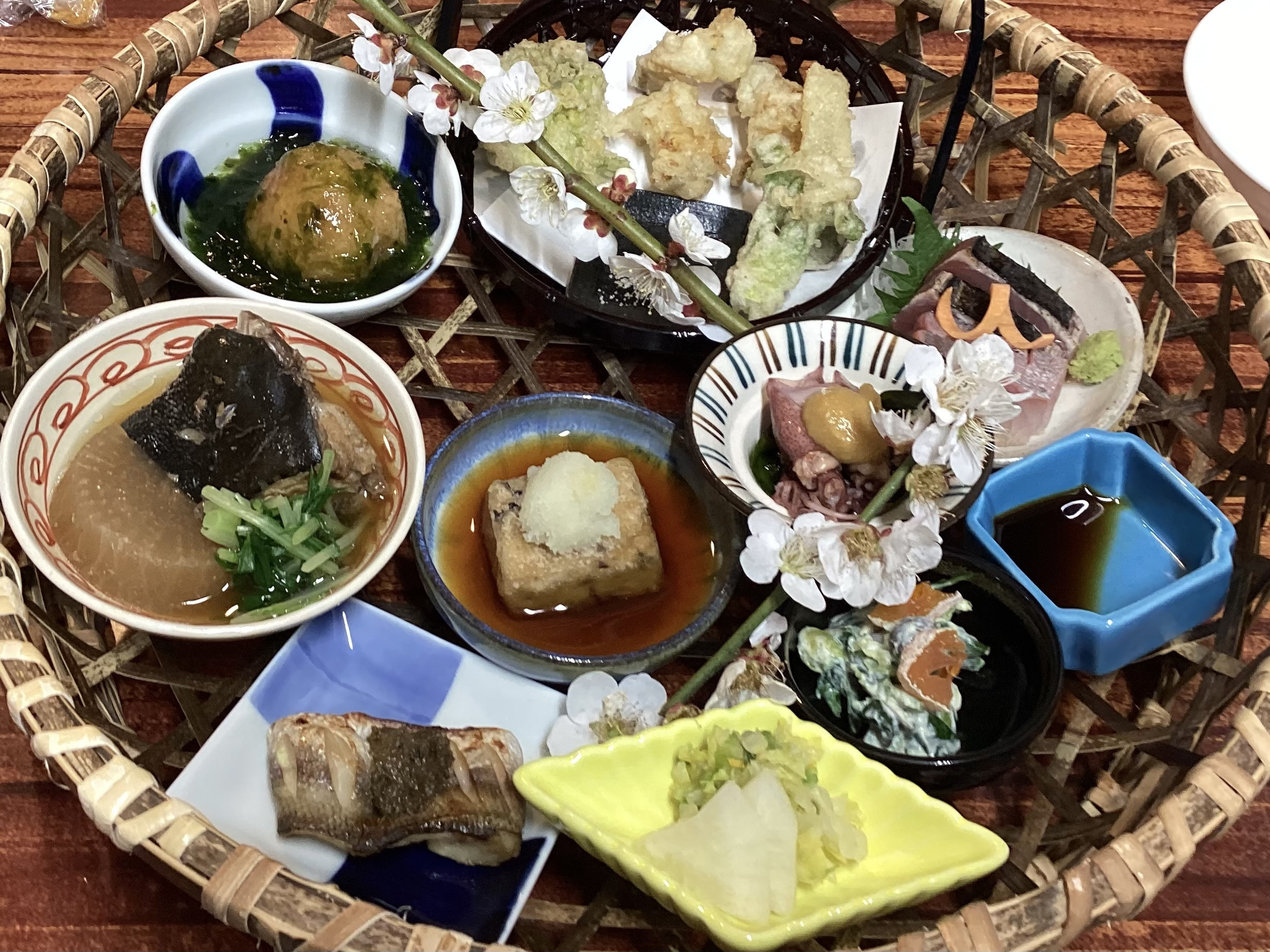 うづき膳(ご飯・お味噌汁・デザート付き)