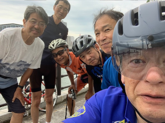 早朝サイクリングを実施しました。