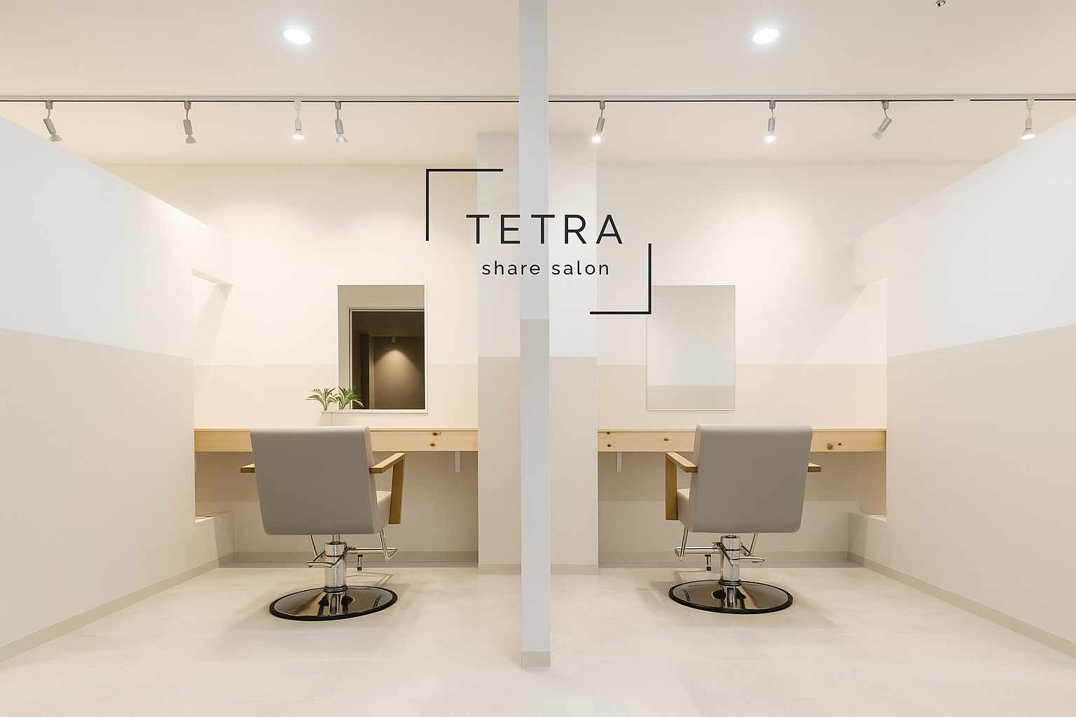 TETRA share salon 内観