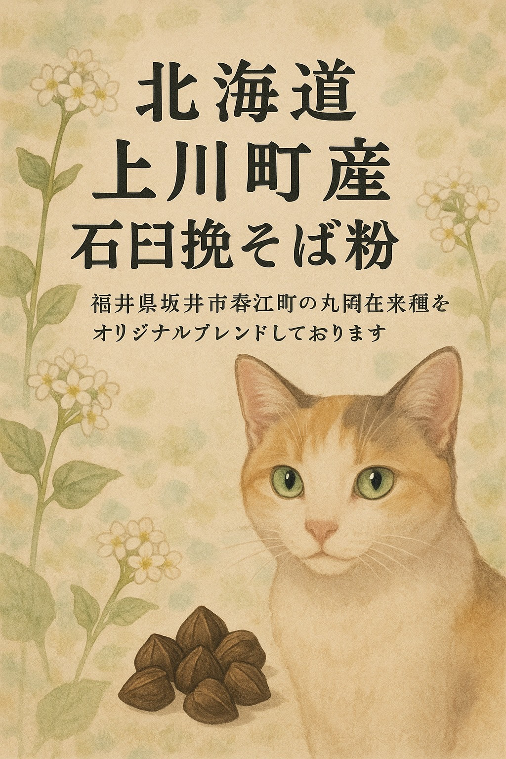 店内調合そば粉