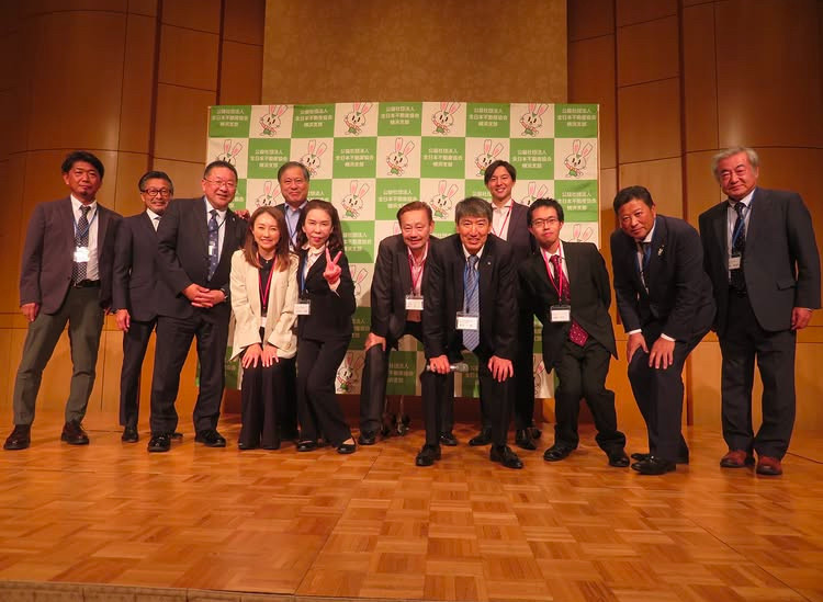 全日本不動産協会総会での写真撮影です