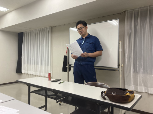 主張発表の準備に参加しました