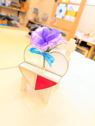 ハート🩷の一輪挿し🌹ワークショップ登場