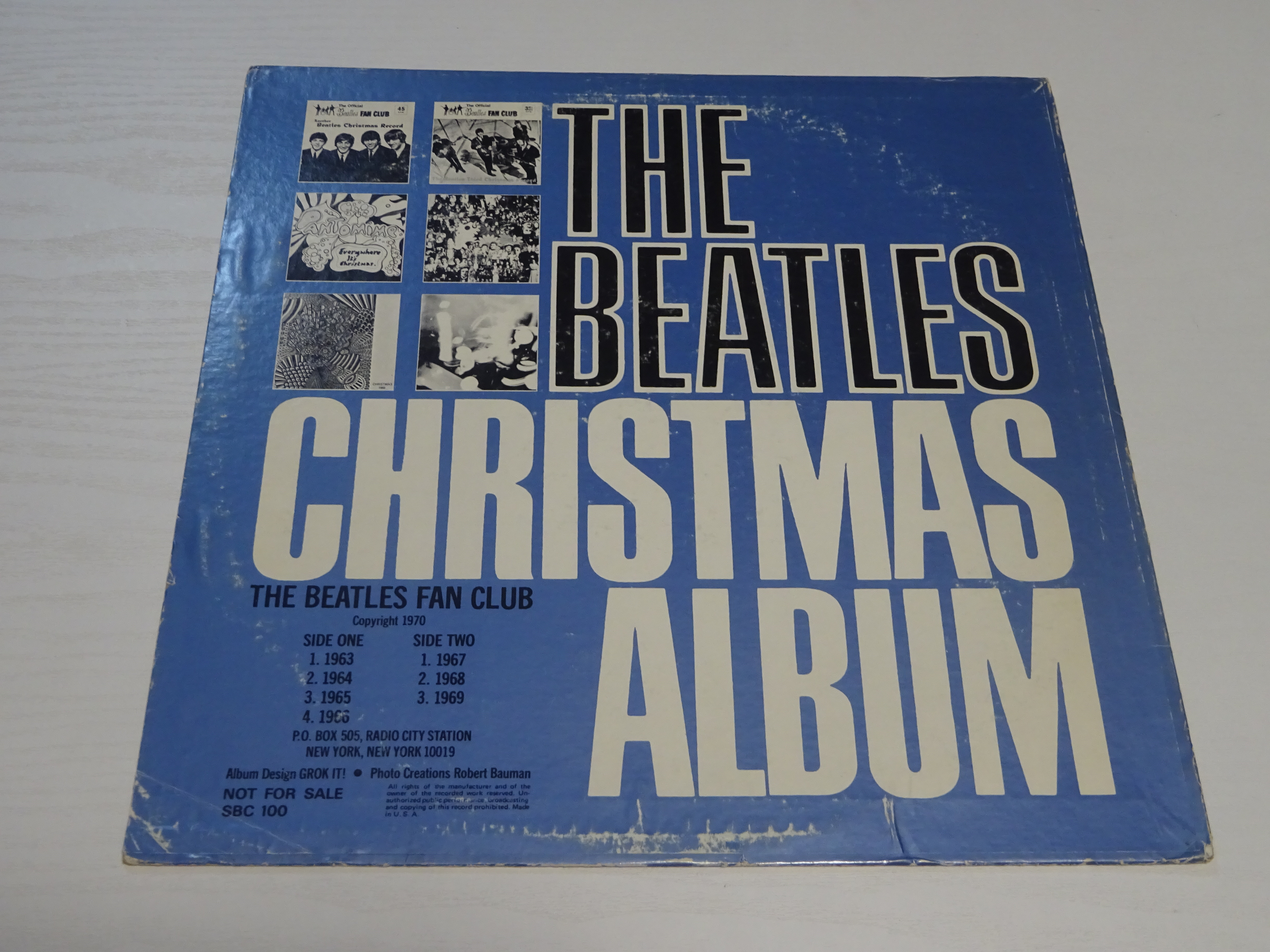 『THE BEATLES CHRISTMAS ALBUM』　超貴重！　1970年USファンクラブ限定盤 アップル・レーベル美盤　音良し！！！！
