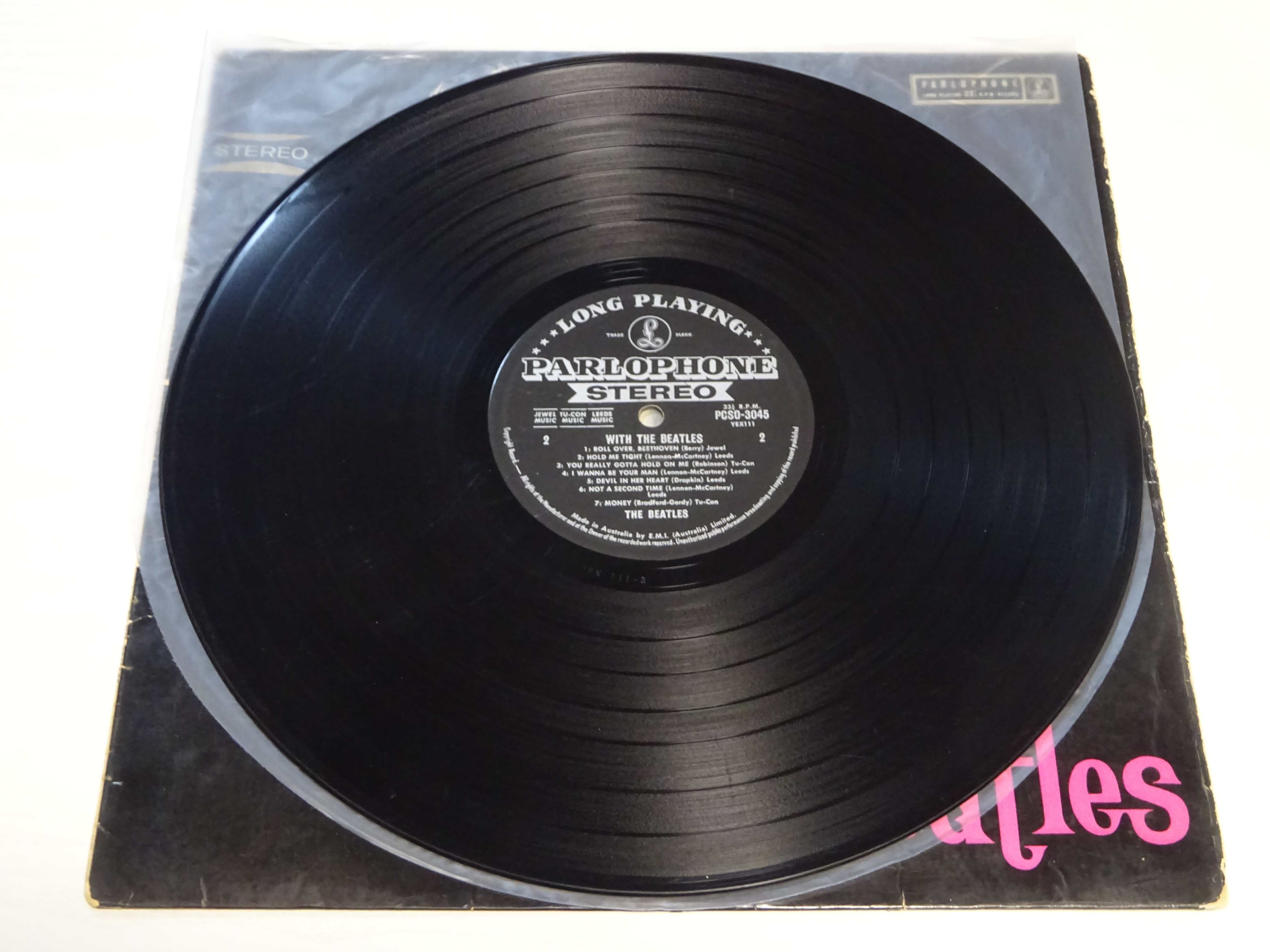 『WITH THE BEATLES』　こちらも超貴重！オーストラリア・バナー・ステレオ初盤　最初期Tu-Conレーベル！！！！！