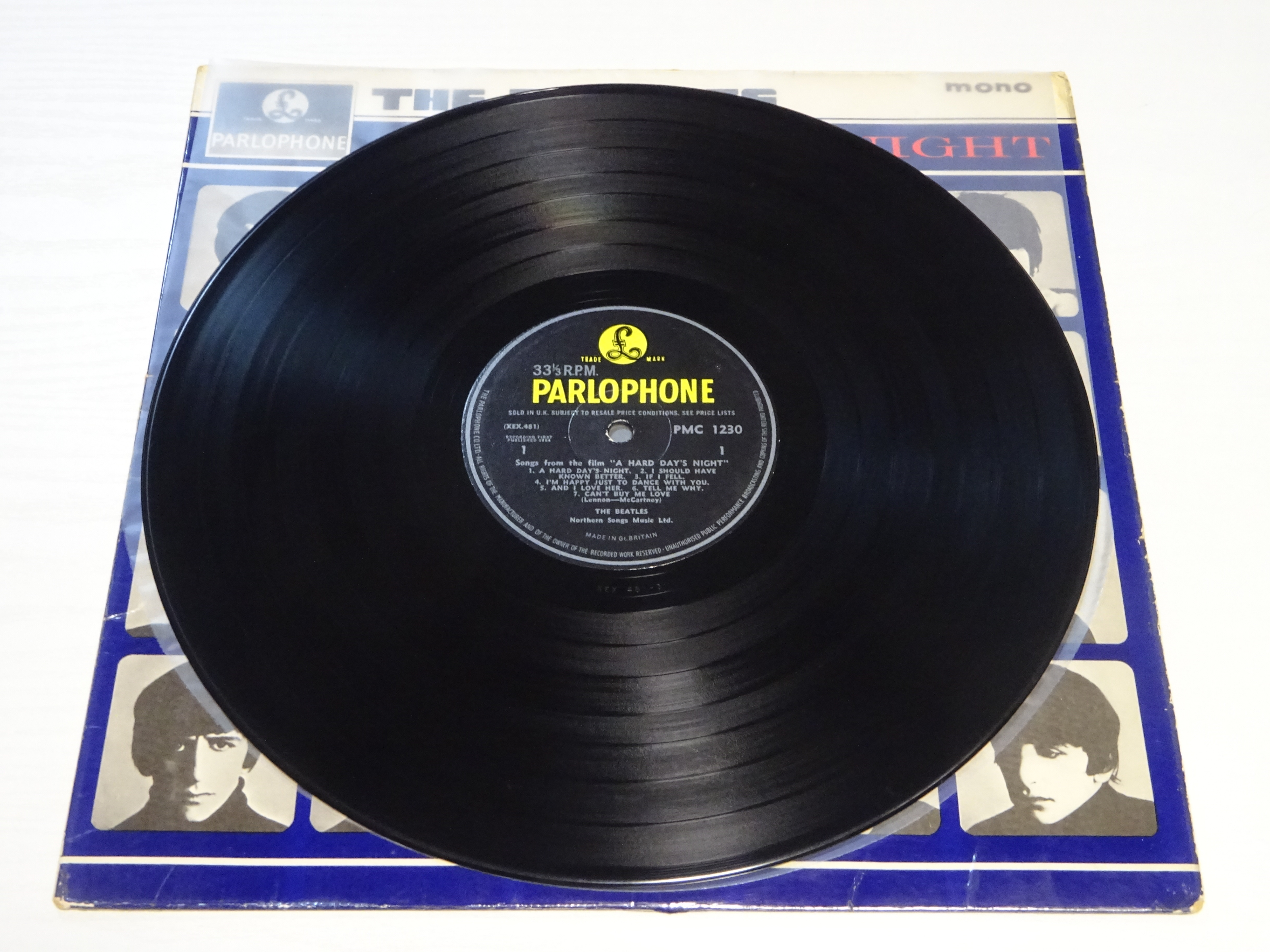 A HARD DAY'S NIGHT』 UKモノラル初盤 初期スタンパー ワンランク上の