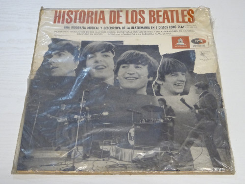 『THE BEATLES’ STORY』　ウルトラ・レア！　チリ・オリジナル・モノラル盤LP２枚組　このチリ盤にしかないディフ・ジャケ！！！！！