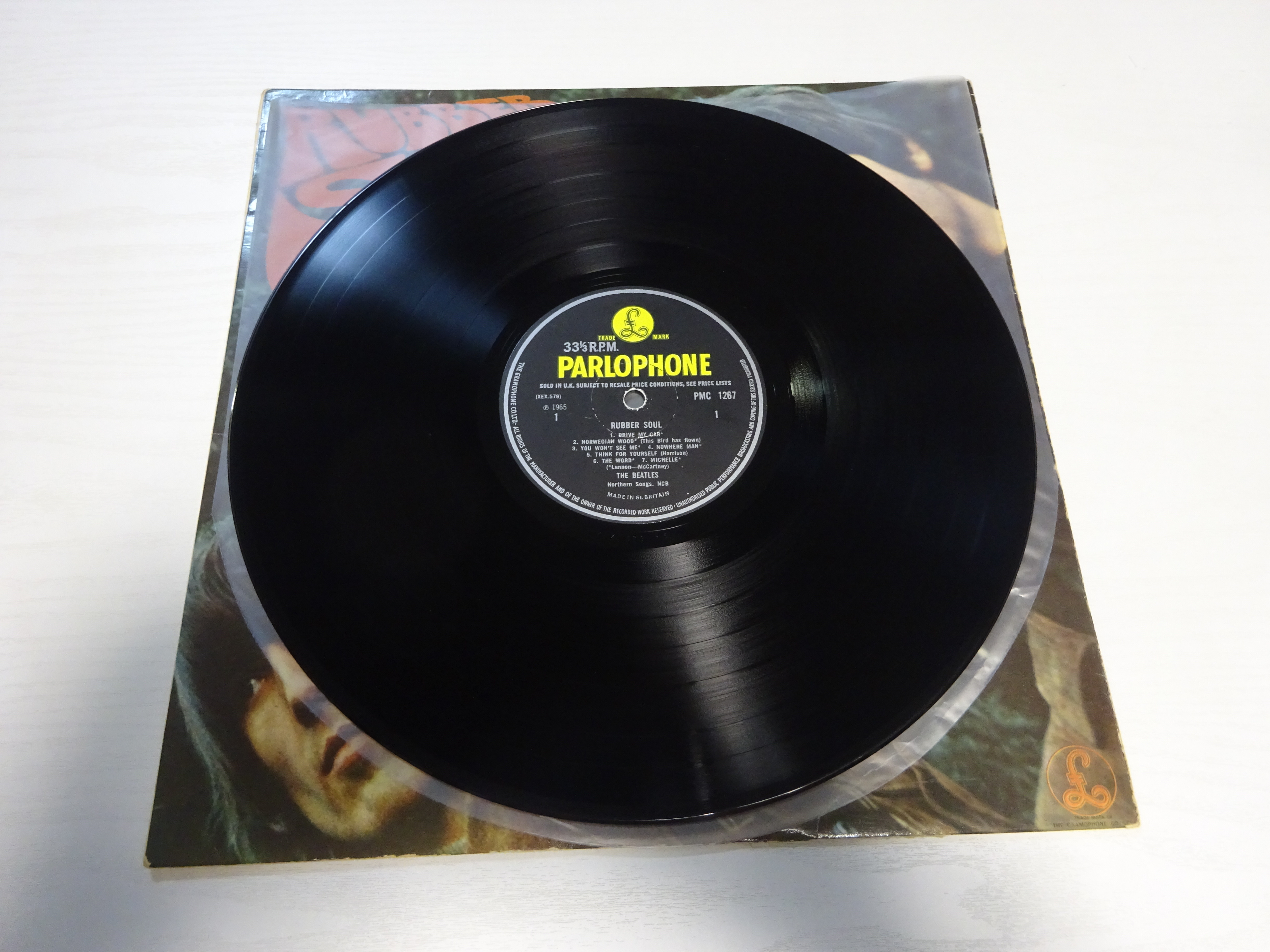 RUBBER SOUL』 UKモノラル盤の中でも、最近、富に人気のマト5、しかも