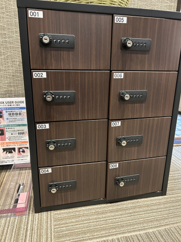 お客様の安心をサポート！フロントにセキュリティーボックスを設置いたしました