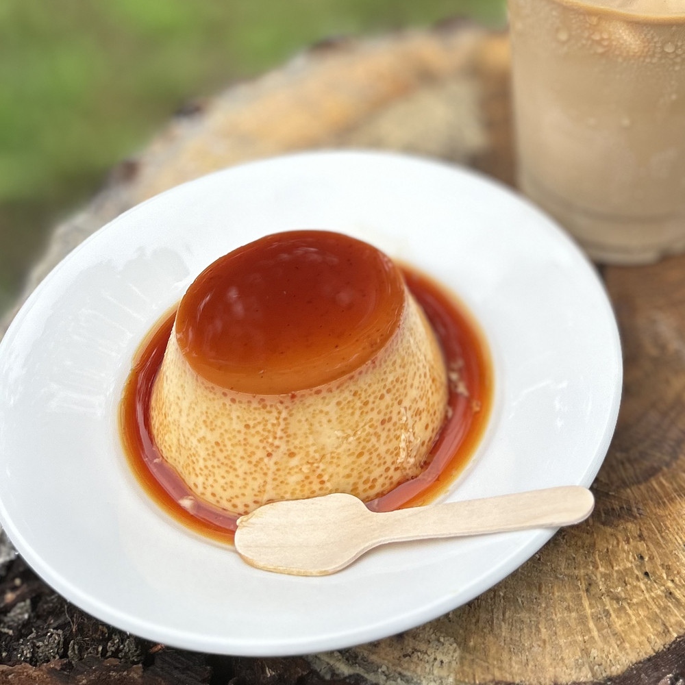 マウンテンマーケットコーヒーの自家製プリン