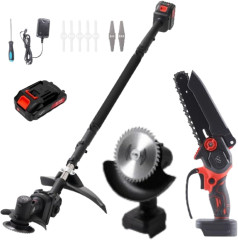 チェーンソー（6インチ）+草刈り機+延長ポール