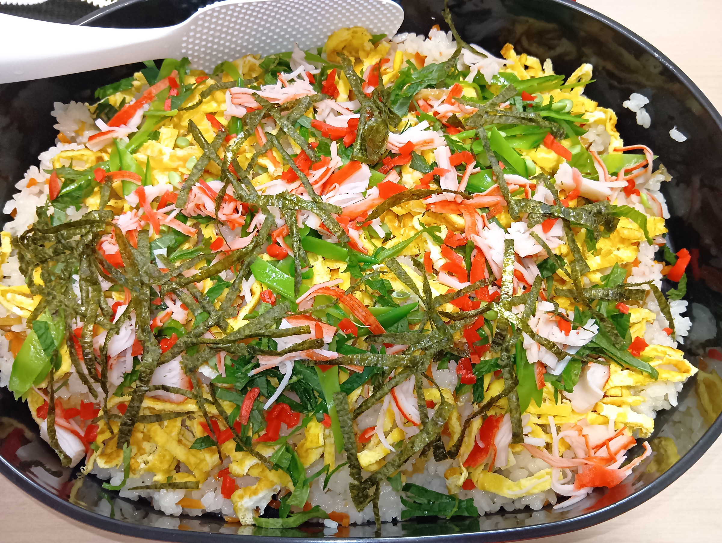 ひな祭り　ちらし寿司です